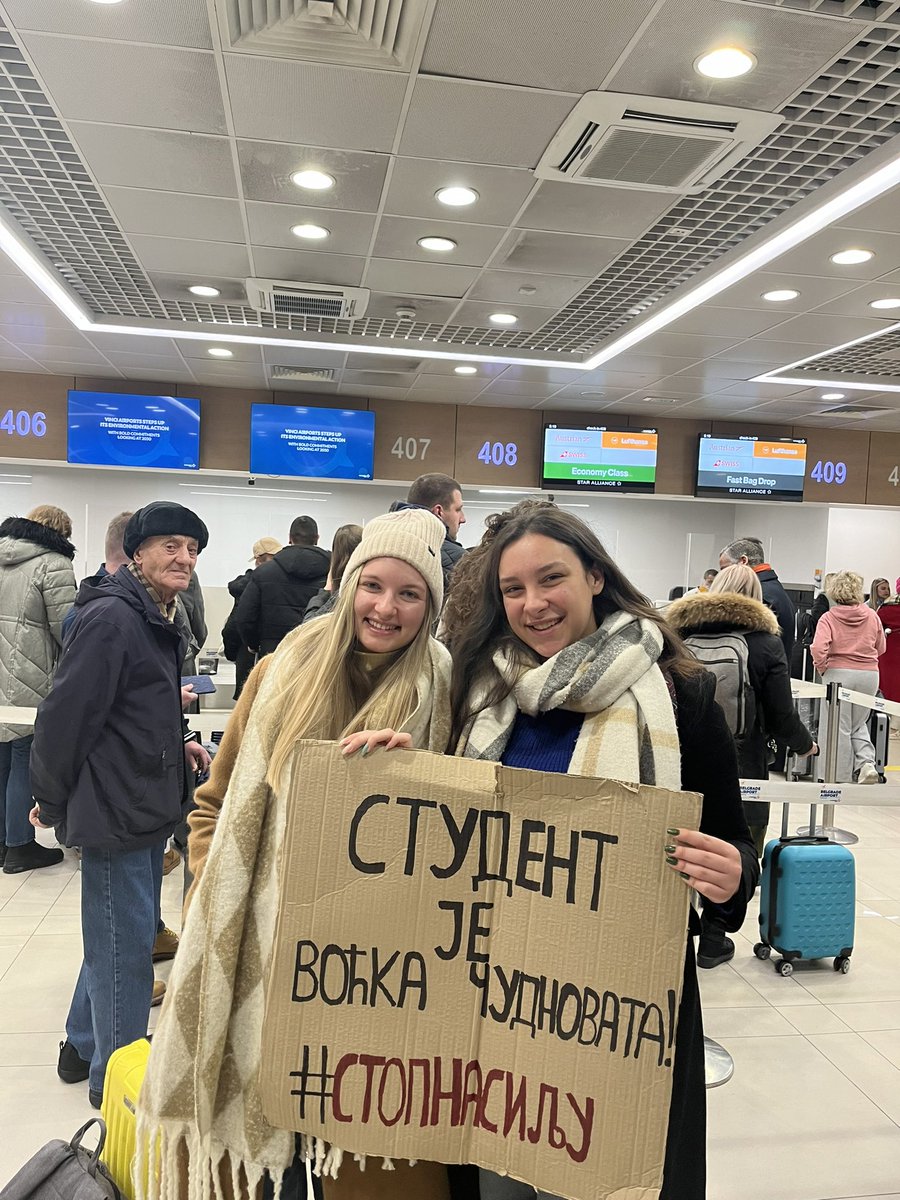 Idemo Brisel ✈️ <a href="/stashha_/">Staša Cvetković</a> <a href="/studentiPN/">mladi.borba</a>