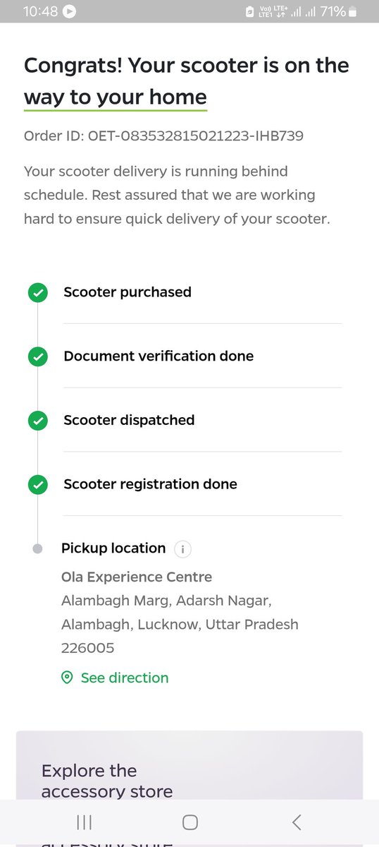 surenndra35's tweet photo. @bhash @bhash @OlaElectric Stuip service by OLA
Booked on 2nd dec23
Reg on 03rd jan24
Bt yet not delivered.. https://t.co/fIbZJx3adX