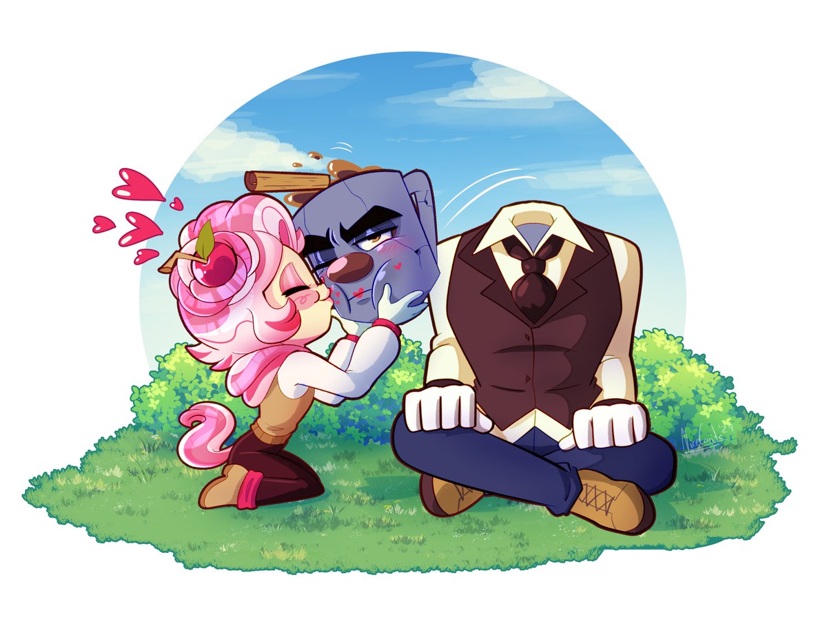 nice_carito's tweet photo. Doppio doing his best while Willy is absolute happy. https://t.co/ao9i2XiONZ