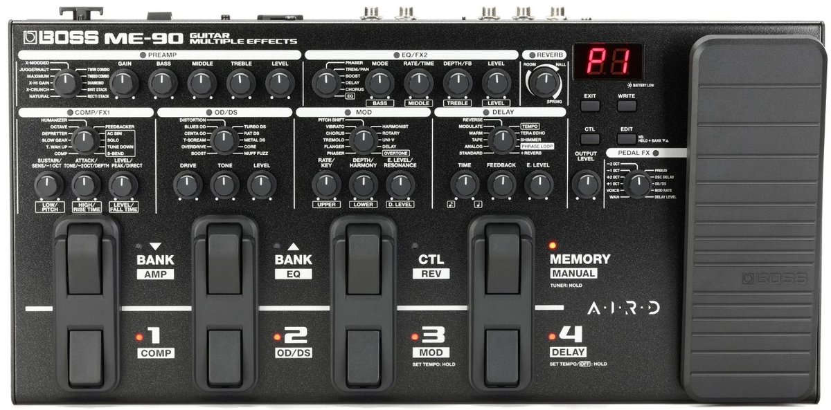 nekki_b's tweet photo. This is what I'm experimenting with, to try to get similar sounds.

Until I get a Foot-Controller for the Katana, I'll leave it in [Clean Channel] and get the sounds from the ME-90.

#KingsOrder https://t.co/iORgF4u9NS