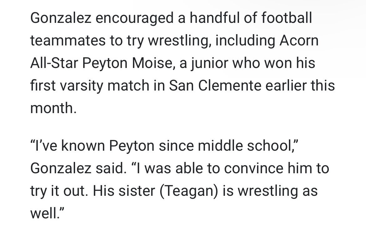 Thanks @EliavAppelbaum & @Andy27Gonzalez for the shoutouts for @Teagan_Moise & me in the article about Camarillo wrestling! I love wrestling and the challenges it has given me. @ScorpAthleticBC @ACHS_Scorps_FB @CoachAnderson92 thecamarilloacorn.com/articles/mat-a…