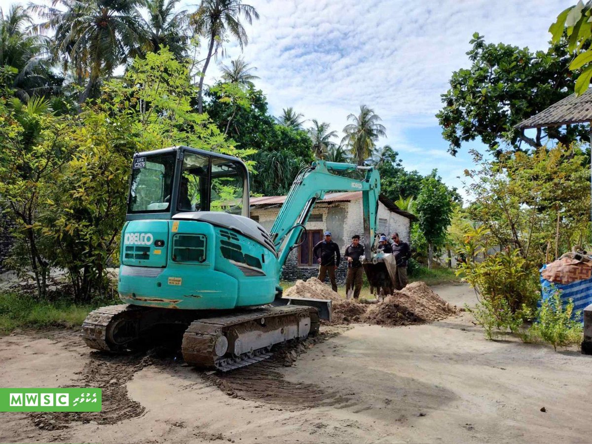 MWSC_Official's tweet image. HDh. Kumundhoo Water and Sewerage Project: Over 85% of the overall project has been completed. Currently, tank erection, rainwater network laying, and house connection works are in progress.

#MWSCProjects #MWSCAsaasee
