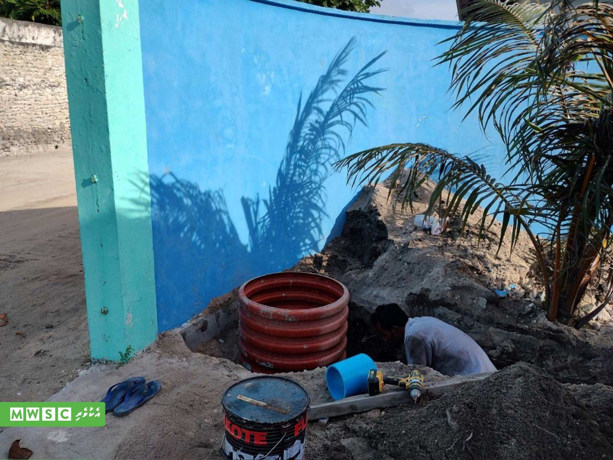 MWSC_Official's tweet image. HDh. Kumundhoo Water and Sewerage Project: Over 85% of the overall project has been completed. Currently, tank erection, rainwater network laying, and house connection works are in progress.

#MWSCProjects #MWSCAsaasee