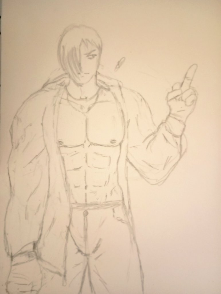 biachunli's tweet photo. Rabisco da madrugada. Um Ed que fiz agora e, um dia faço a arte final! 🤣

Como fiz sem referência nenhuma a jaqueta está estranha.

#Ed #EdStreetFighter6 #StreetFighter6 https://t.co/1NYqB5pVeN