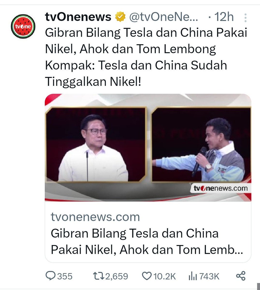 Tentang debat semalam, hny sekedar mengingatkan aja sama semua org. Kalian sadar  yg kalian mau bawa itu WAJAH INDONESIA DI KANCAH DUNIA? Dan bkn wajah lawakan dr ambisi sekelompok org sampai tdk bisa menahan diri menjadikan bangsanya tontonan yg tdk bermutu pd dunia? Dah itu aja