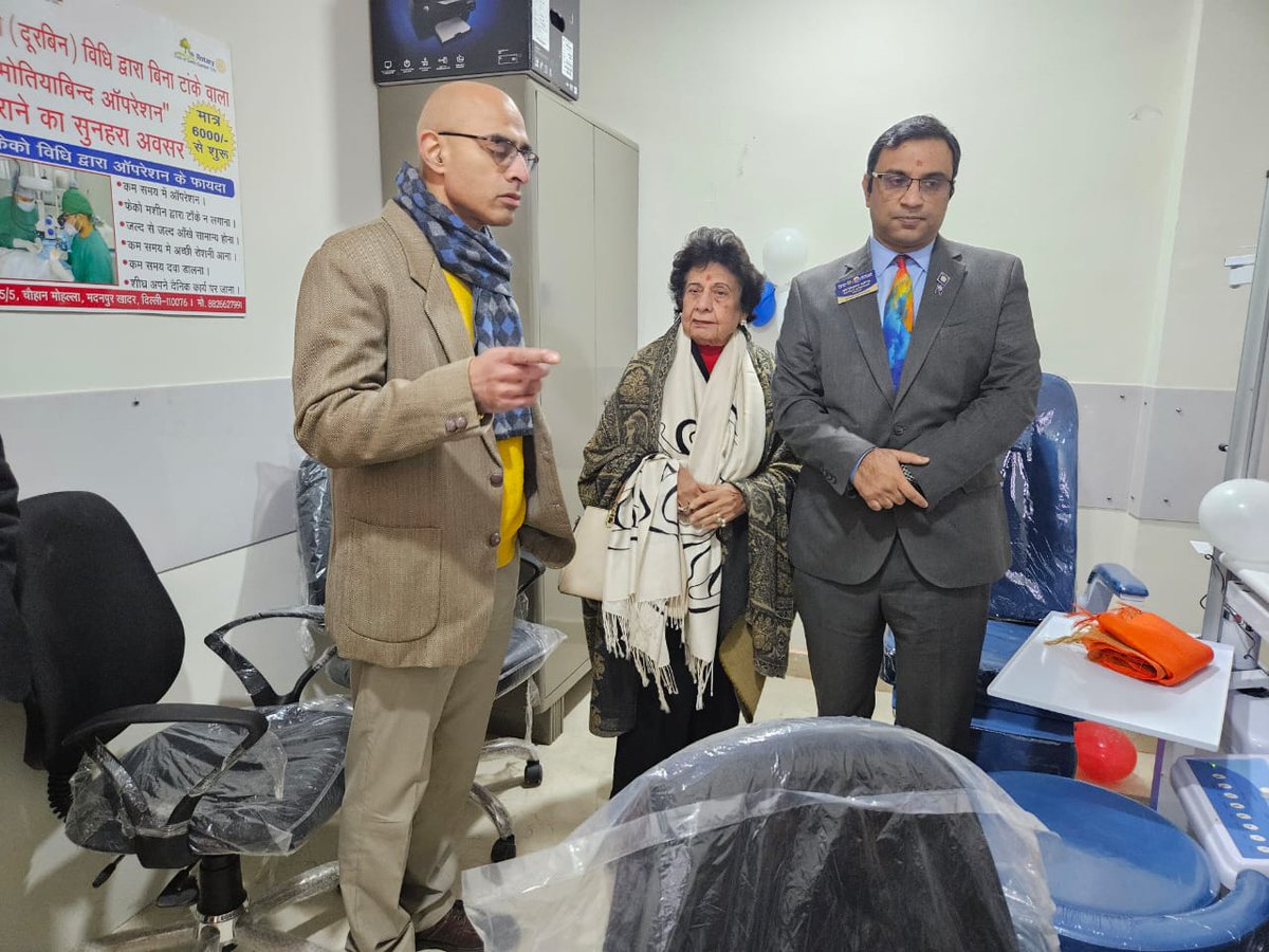 jguptallb's tweet photo. #Rotary Club of Delhi Garden City under the leadership of President Sohinder Nabha , has started a Vision Center in collaboration with Dr. #Shroff Charity Eye Hospital at Madanpur Khadar, Near Sarita Vihar, Delhi. An independent pediatric OPD setup has been created for children. https://t.co/gyHztYd9Jw