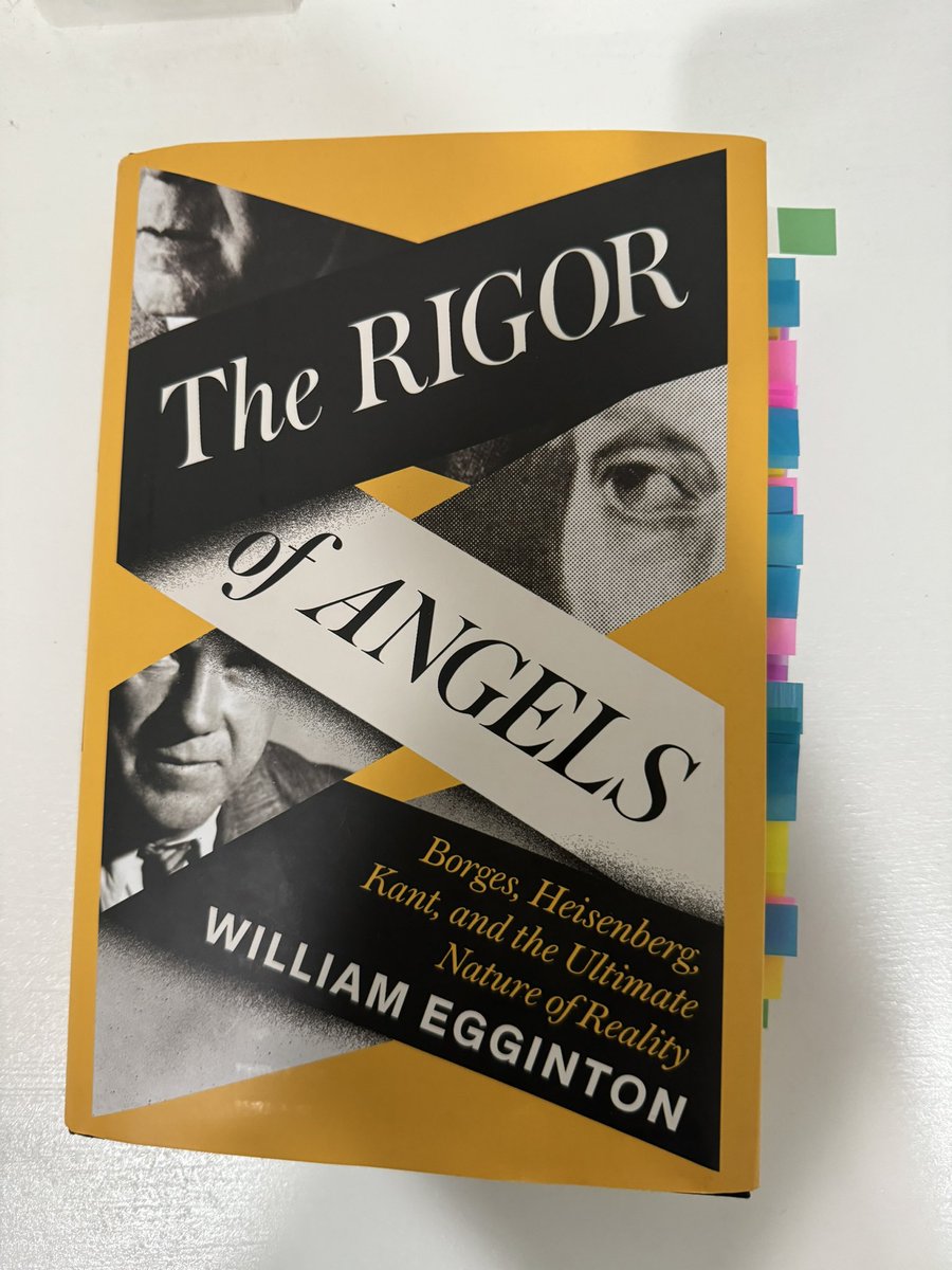 RobertBLamb2's tweet photo. @WilliamEgginton I enjoyed the Rigor of Angels. The never ending antimonies … the “uncertainty principle” made accessible just enough angst … all woven together by excellent writing and original new notions of established and relevant genius. https://t.co/BTi4L533wP