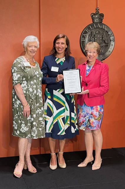 Congratulations to our own @NatashaYacoub @UNSWLaw who was honoured today by the National Council of Women NSW and its patron, Her Excellency the Honourable Margaret Beazley AC KC, NSW Governor, at its Australia Day awards 2024.