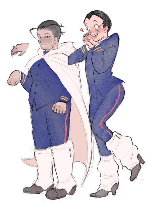 I hate Usami!! (literally draws him and ogata 50 times to get them solid in my mind)  [#goldenkamuy]