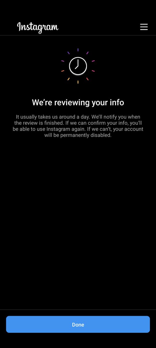 Punetimes1's tweet photo. @instagram not able to access my Instagram account from last 6 days, and its showing the same message. 

Please help me in retrieving my account.
USERNAME: punetimes

#Instagram #instagramhelp #instagramsupport #socialmedia https://t.co/EQf61FHYwQ