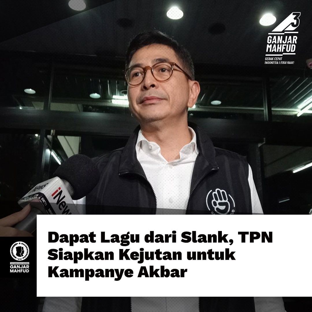 Ketua Tim Pemenangan Nasional (TPN) Ganjar Pranowo-Mahfud MD Arsjad Rasjid mengatakan, pihaknya sedang menyiapkan kejutan untuk Kampanye Akbar di DKI Jakarta...