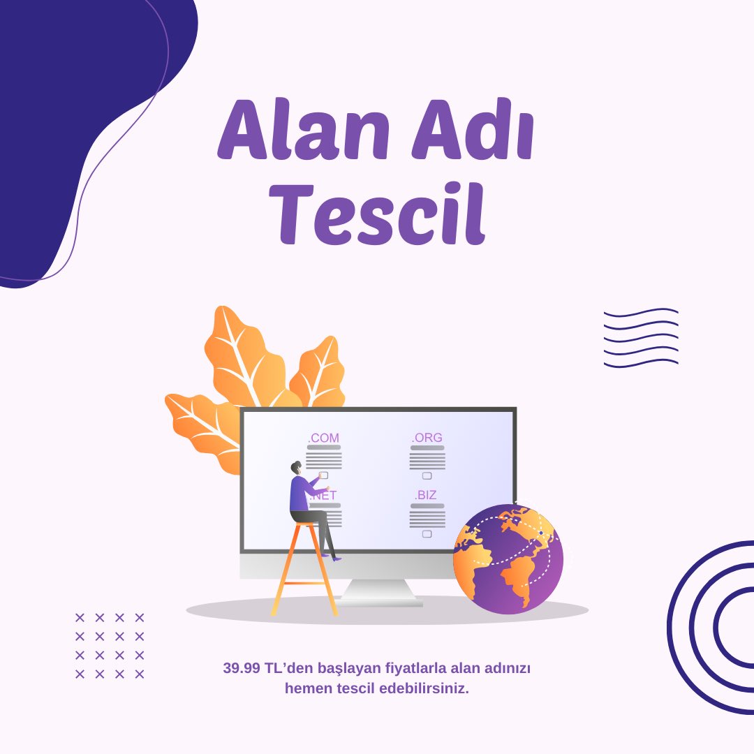 En uygun fiyatlara alan adınızı hemen tescil veya transfer ettirebilirsiniz. İhtiyacınız ne olursa olsun; tek ihtiyacınız Sadece Server!