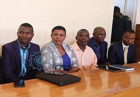 TOMORROW: Champions @Cde_Ostallos Ald Ernest Rafamoyo, @Dubes_Summer Lovewell Mwinde & @LubaTendai are summoned to appear @ Bulawayo's Tredgold Magistrate Courts (Court 1, 23 January 2024 @ 08:00am) accused of defacing Soneni Moyo campaign posters. Soneni is a TSHABANGU LOYALIST