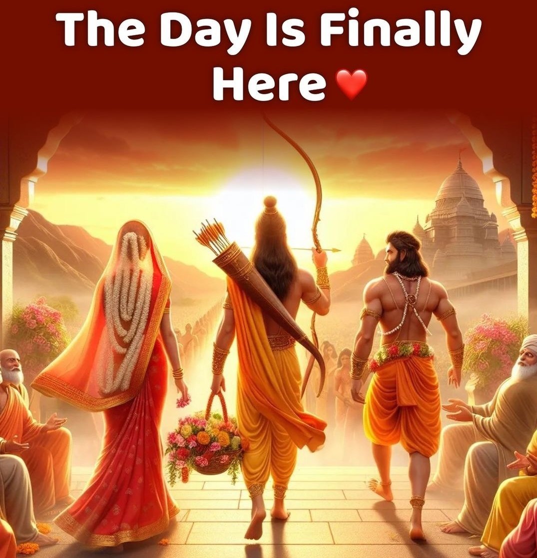 SachinRegar3's tweet photo. प्रभु श्री राम की प्राण प्रति���्ठा समारोह के शुभ अवसर पर आप सभी राम भक्तों को मंगलमय शुभकामनाएं। #जय_श्री_राम।।
#22january2024 https://t.co/BG84xsXuL5