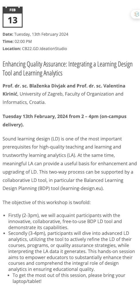 2-4pm Tues 13 Feb, UTS:CIC