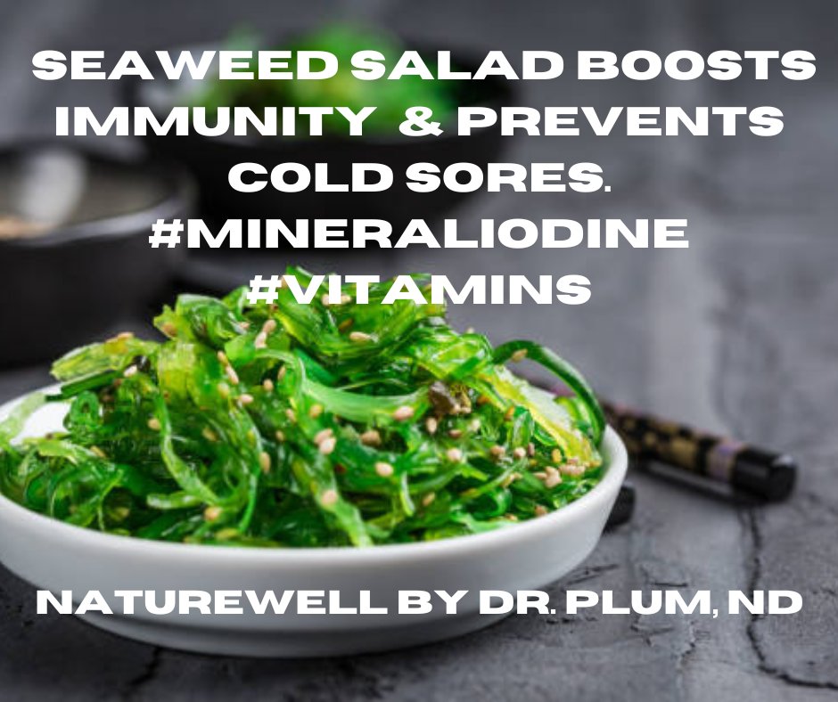 Seaweed is a superfood that allows the body to make thyroid hormones. #immunity #hormonehealth