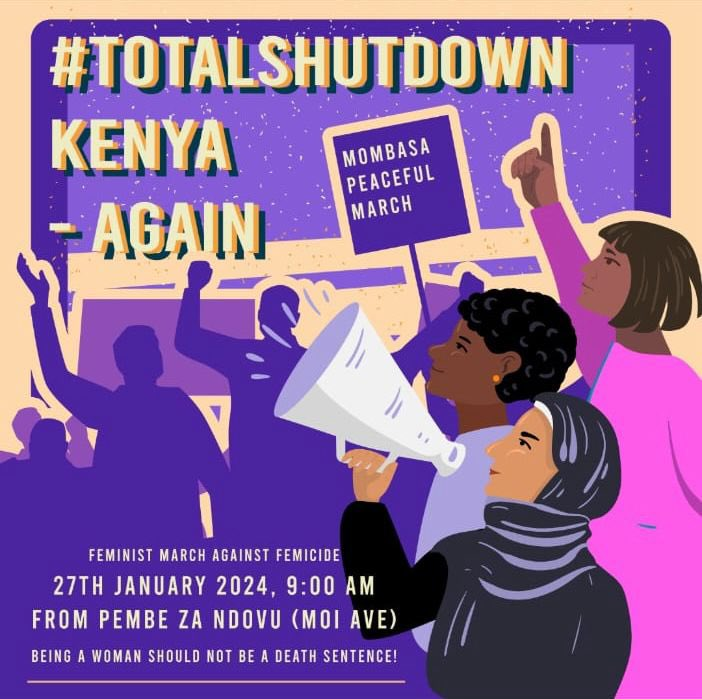 An injustice to one woman is an injustice to ALL women. The movement against femicide belongs to EVERY woman, as we cannot be truly free until all women are free. In solidarity, #TusemzaneSasa, we will march on the 27th. 
#StopKillingUs #TotalShutdownKe

🔗open.spotify.com/show/3sVR911gY…