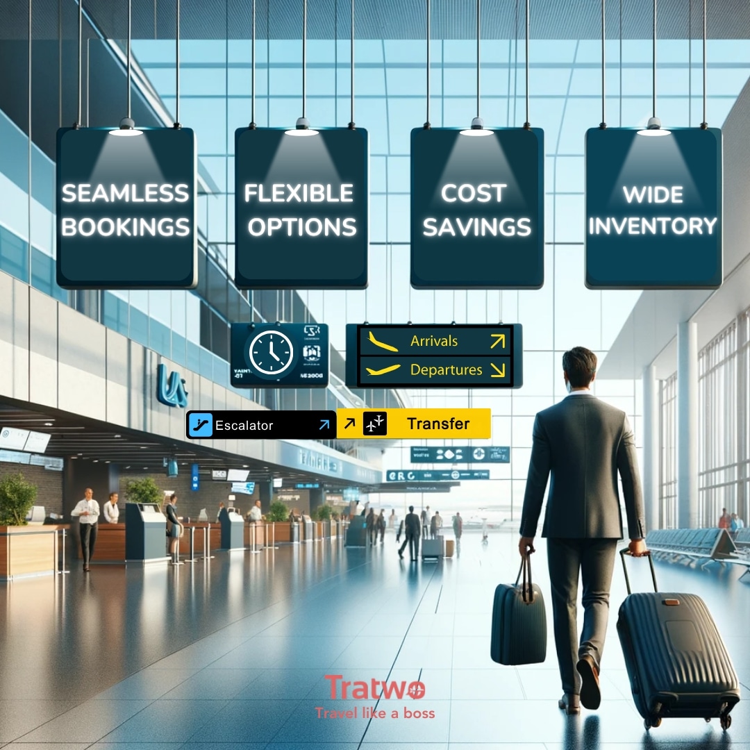 Tired of flight booking drama ? Treat yourself to Tratwo's smooth and stress-free experience!

✅ Seamless bookings
✅ Flexible options
✅ Cost savings
✅ Wide inventory

#bookingmadeeasy #flywithtratwo #tratwotweets #treatyourselftotratwo #stressfreetravel #smartbooking