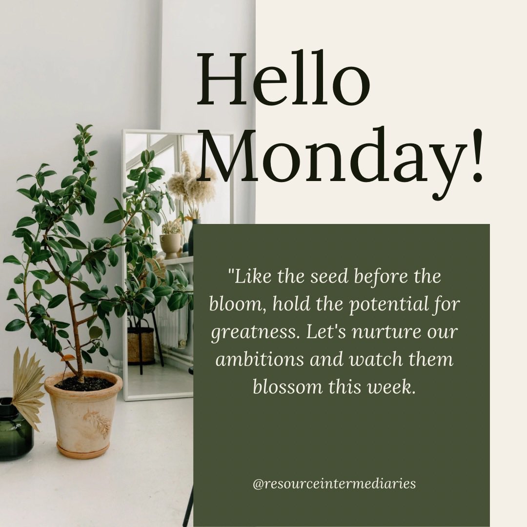resourceint's tweet photo. Who has Monday as their best part of the week? Tell us why #Mondaymotivation #Rilweekstarter https://t.co/94jlMvvo6v
