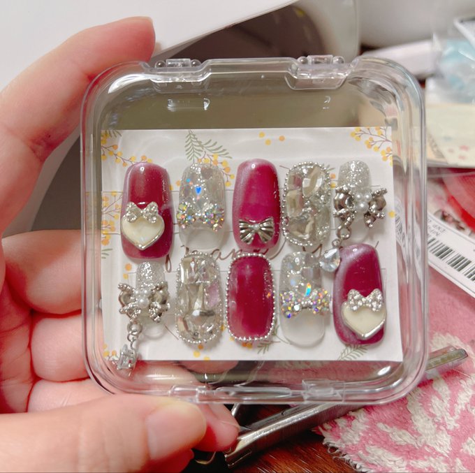 このケースに入れるとなんだか商品みたいに見える👀笑 かわいい 