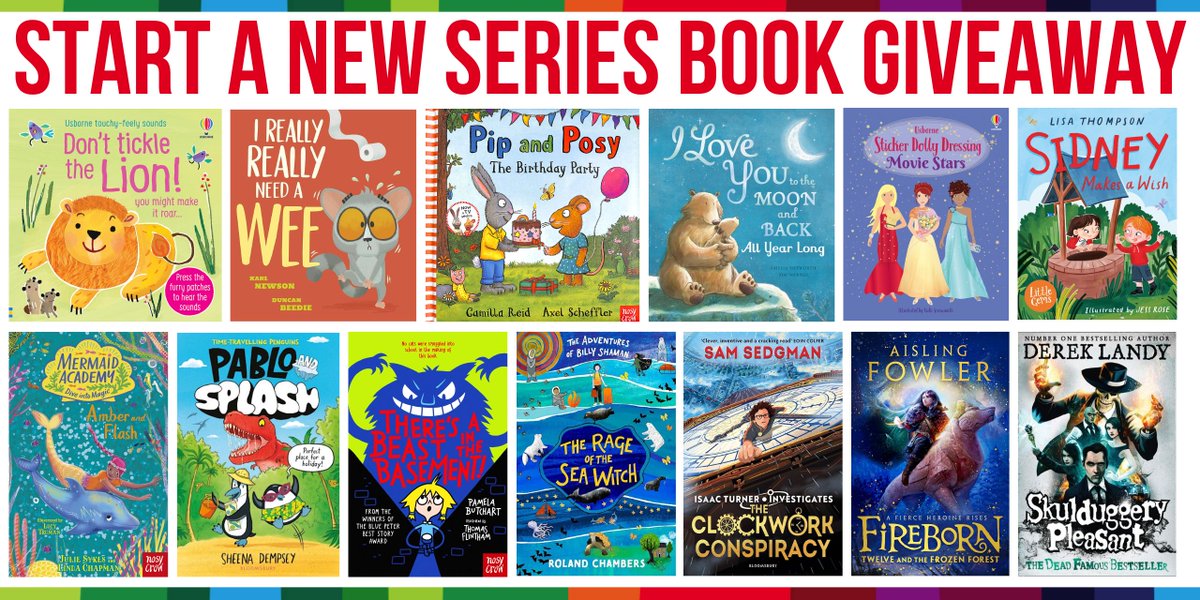 *SCHOOLS GIVEAWAY* - win this fantastic book bundle for your school! 

What better way to start the year than to start a new series and get kids reading? bit.ly/2Kh6awW 

To enter RT, FLW + comment with a GIF which shows how you feel about 2024?

UK only Ends 28/1/24