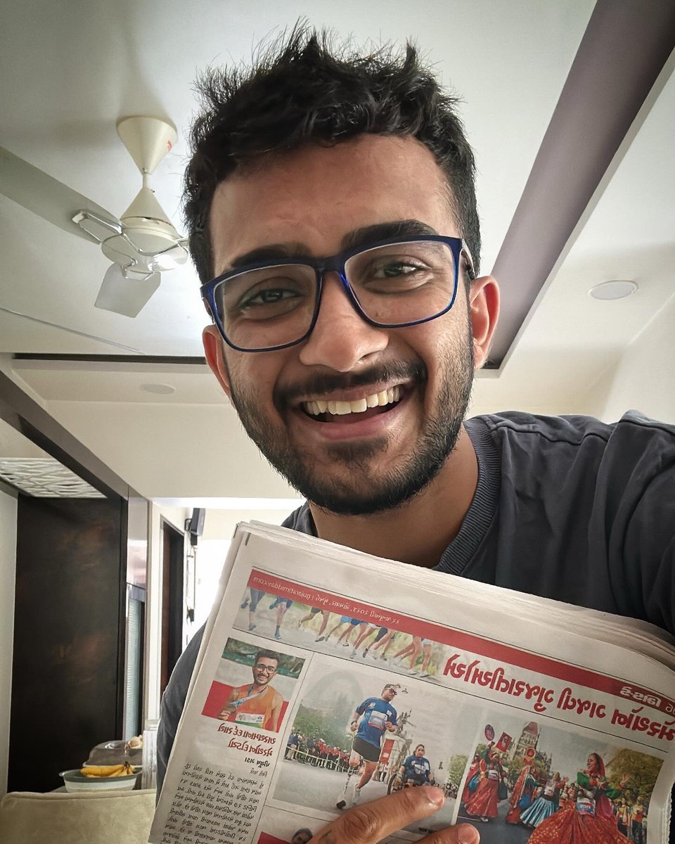 PiyushGada131's tweet image. In today’s Gujarati Midday🥰🧿

#runner #midday #grateful