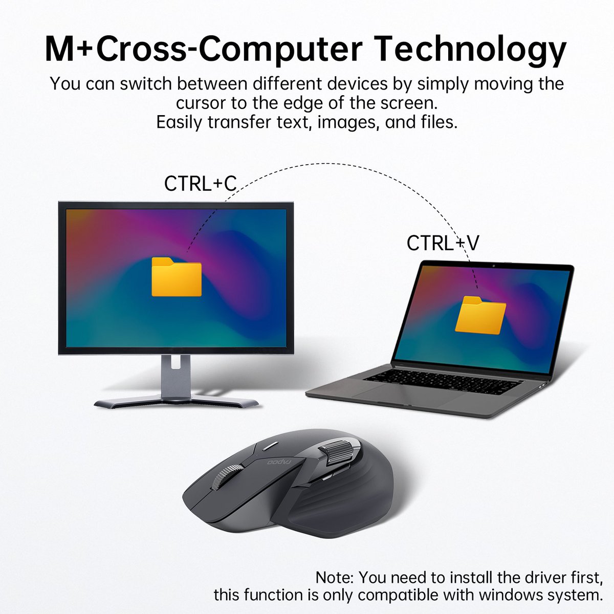 TechExtractor's tweet photo. ماوس لاسلكي متعدد الوضع قابل لإعادة الشحن Rapoo-MT760 ، مريح ، 4000 ديسيبل متوحد الخواص ، سهل التبديل ، حتى 4 أجهزة ، بلوتوث ، ماوس مكتبي
13.9 دينار

Rapoo MT760 Rechargeable Multi-mode Wireless Mouse Ergonomic 4000 DPI Easy-Switch Up to 4
13.9 BD

#bahrain #البحرين #tech #تقنية https://t.co/AcAOE15cvZ