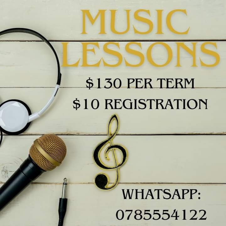 Would you like to try something new this year? Sign up for music lessons today. Call 0292260684 or whatsapp 0785554122 for more info.
