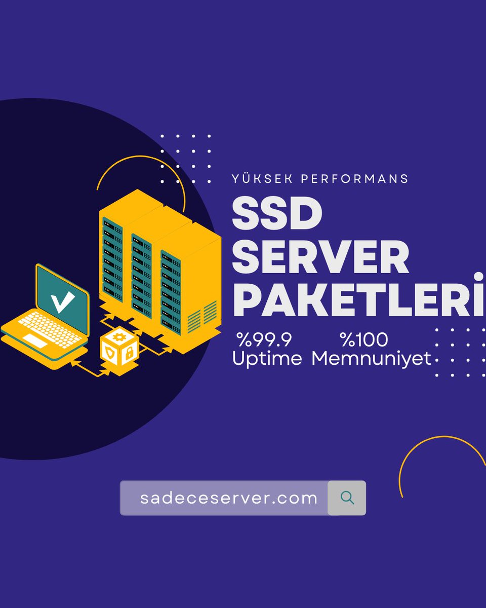 Yüksek performans, yüksek uptime garantisi. Güçlü altyapı ve network ağımız ile kesintisiz server deneyimi sizi bekliyor. İhtiyacınız Sadece Server!