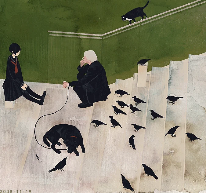 このあたり(2008年〜)の絵をまとめた本作ろうかなと…