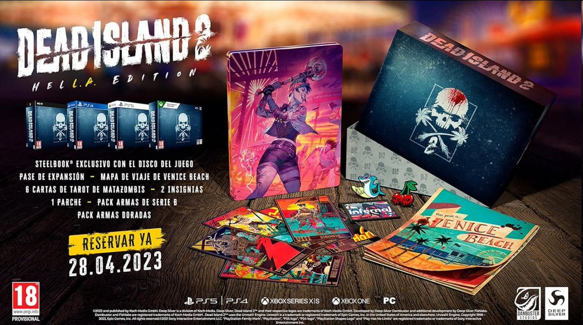 🔵Dead Island 2 HELL-A Ed. PS4 IT/ESP

‼️Minimazo‼️

✅39,99€ (-61%)

➡️amzn.to/3HoRsxX

#videojuegos #PS4 #chollos #OfertaDelDía