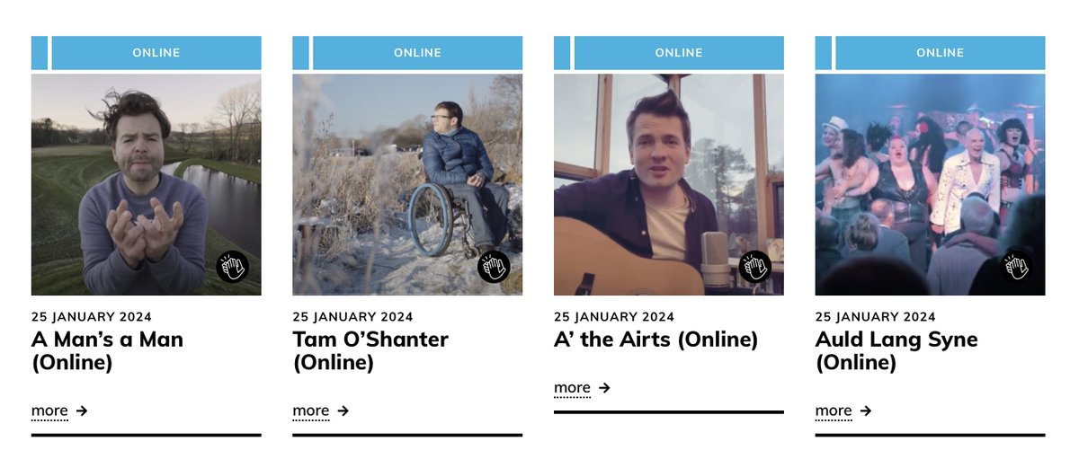 You didn't think we would leave you on your own this Burns Night did you?  Not a hope lads and lassies, we have filled our website full of Burns Night videos so you can tune in with your haggis supper at hame!  
bigburnssupper.com