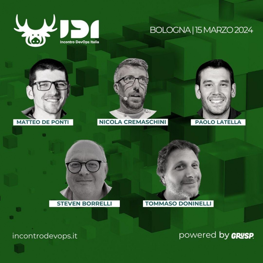 [continua]
🎉2/2 Abbiamo pubblicato i talk della dodicesima edizione di #IncontroDevOpsItalia.✨

🎤 Grazie a:
<a href="/jennski/">Jennifer Petoff</a> Jenny Nilsson <a href="/MarianoCalandra/">Mariano Calandra</a> Matteo De Ponti Nicola Cremaschini <a href="/LatellaPaolo/">Paolo Latella</a> Steven Borrelli <a href="/glicerina_/">Tommaso Doninelli</a>

--
Bologna | 15.03.24
🎫bit.ly/3Hboh0W