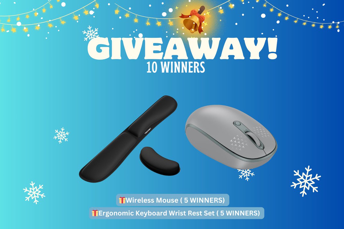 tecknetofficial's tweet photo. Giveaway Alert!🔔Last 3 Days!

1.Follow us
2. Like,RT,Tag a friend (Each comment is a new entry, so go wild!
3. Comment using #TECKNET #Giveaway 
🌟Bonus Entry🌟
https://t.co/HFW6tIH3Zq
#TECKNET #Electronic #GamblingTwitter #GamblingX #office #Giveaway #GiveawayAler #musicshower https://t.co/jxWd30Zr1M