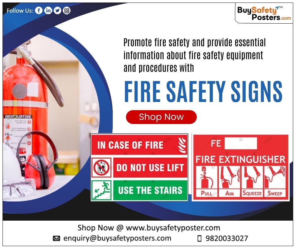 Prioritize safety with our #FireSafetySigns – clear, concise, and essential for a secure workplace. Be prepared, stay informed. Explore our collection now for a safer tomorrow.

Shop Now: bit.ly/3QVtVtY
.
.
#buysafetyposters #safetysigns #safetyposters #FirePrevention