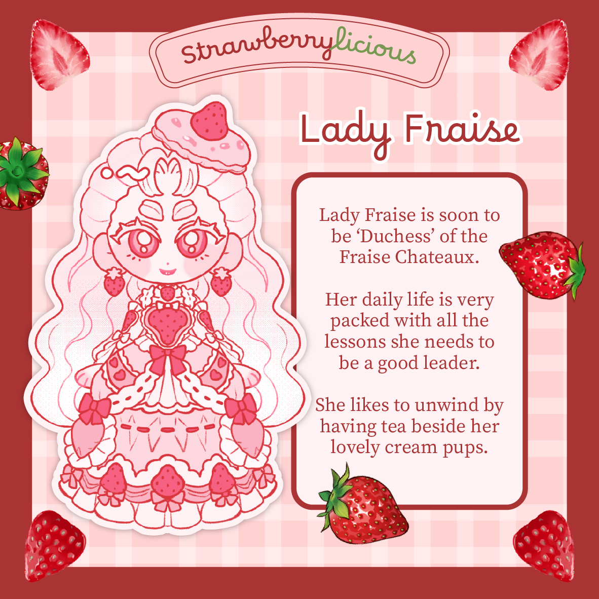last profile! today i will introduce Lady Fraise 🍓✨