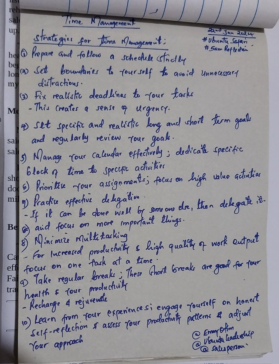 AtomicNyeko's tweet image. "The bad news is time flies. The good news is you're the pilot." - Michael Altshuler

A summary from @SafariUbuntu #5amReflection today on time management led by @iDEASUG 

Have an amazing day ahead!