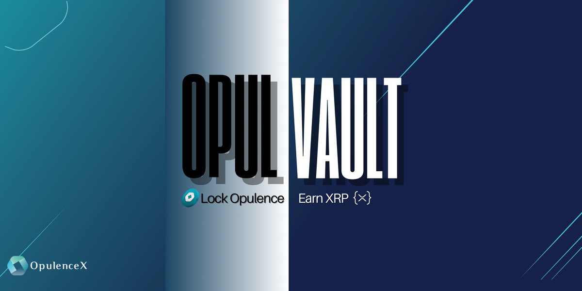 _OpulenceX's tweet photo. Earn Weekly XRP reward with OPULVAULT 

T&amp;C:
👉 Hold min 3M $Opulence 
👉Pool Size : 5000 XRP
👉 Term: 6 Months 
👉Claimable every Sunday 

Register now 
👉 https://t.co/uY9D0AcOt0

#DeFi #BuiltOnXRPL #PassiveIncome https://t.co/fQEwAIP6qI