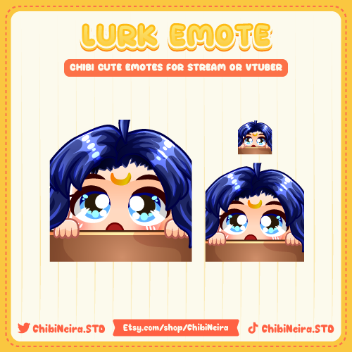 ChibiNeira's tweet photo. 🎈Lurk Twitch Emote🎈
BIG SALE for this month🔥
50% discount for every purchase of Chibi Cute YCH Emotes
Let's gooo don't miss it 💛
Link for our shop ➡️ https://t.co/Yk9ro3gkMm
#emotes #twitchemotes #emotespack #chibiemote #twitch #customemotes #halloweenemotes #sticker https://t.co/8sQWZheS38