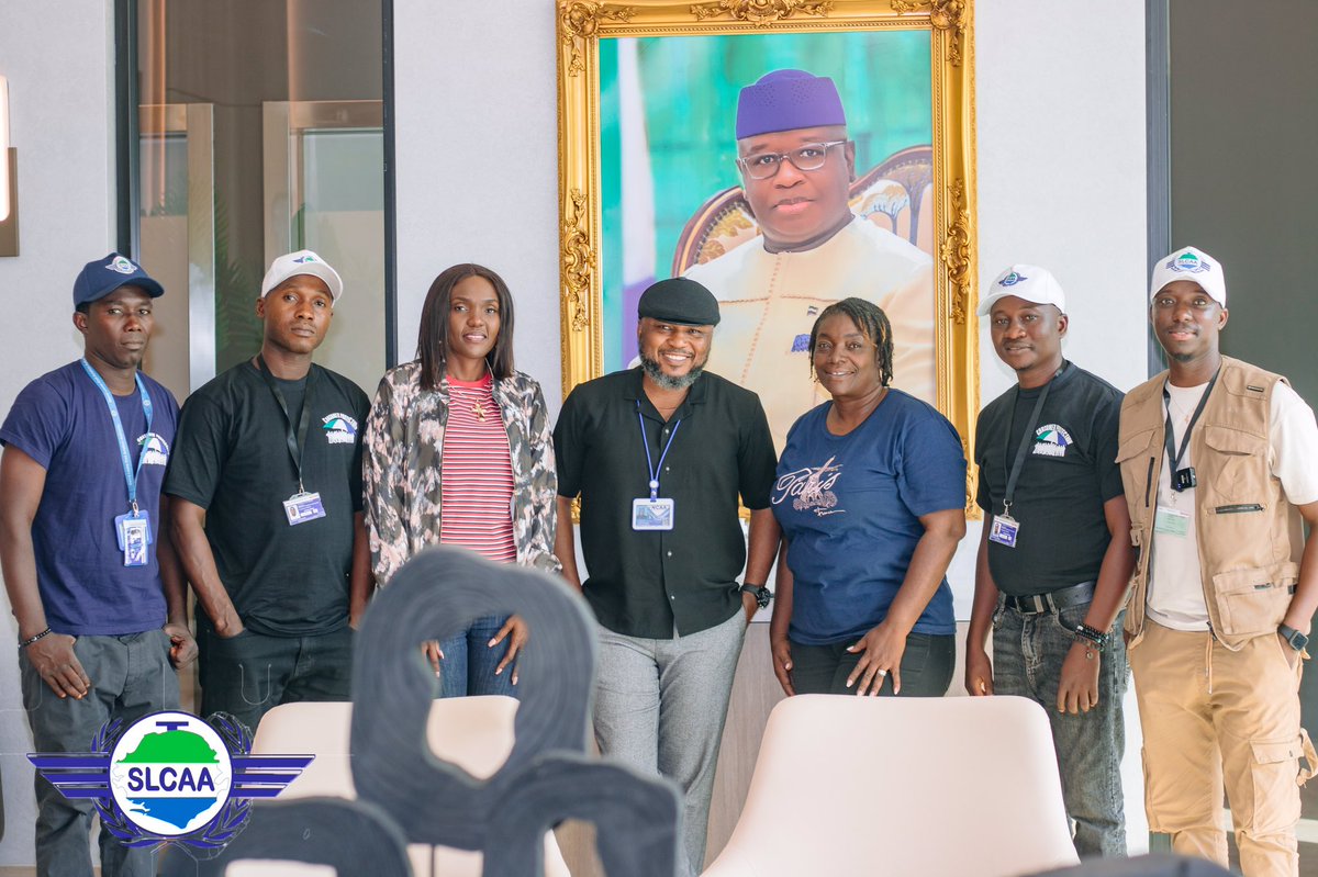 slcaacomms's tweet photo. The Sierra Leone Civil Aviation Authority’s Consumer Protection Unit received Team from The Nigeria Department of Consumer Protection and Public Affairs at the Freetown International Airport (FNA), ahead of the Technical Assistance  workshop for Sierra Leone. https://t.co/cxnteZhEgt