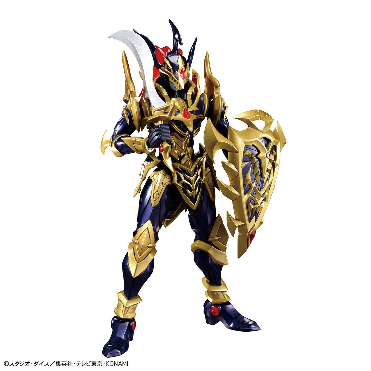 HobbySite's tweet photo. 【#今週の新商品情報】
『遊☆戯☆王デュエルモンスターズ』より、
「Figure-rise Standard Amplified カオス・ソルジャー」が1月26日(金)発売予定！

アーマーの紺色部分には偏光成形を採用！
光源の角度によって変化する色調を楽しむことができる！
https://t.co/ZTM4zBjkYg

#プラモデル #yugioh https://t.co/OguorFxMtR