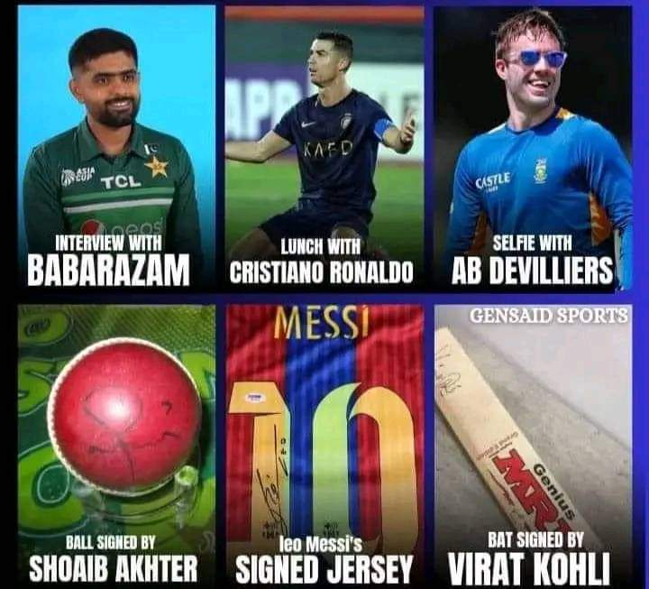 What you will prefer...!!

Mine: Sign jersey of king Babar 🔥