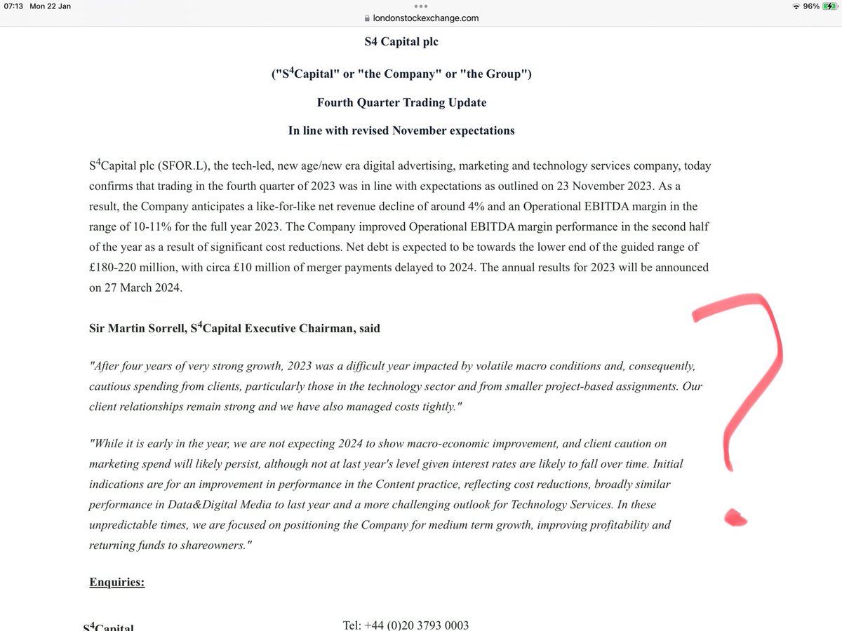 rhomboid1MF's tweet image. #SFOR turns out that “tech-led,new age/new era digital bollox isn’t going to deliver for shareholders any time soon🤔