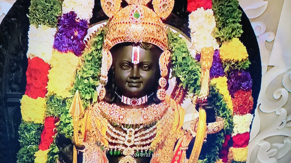 CricketStatus6's tweet photo. jay shree ram #RamMandirPranPrathistha https://t.co/cnIqypTfHb
