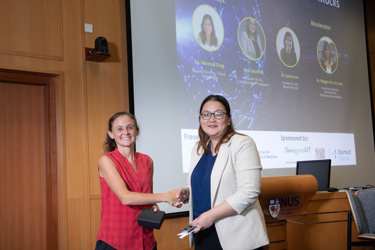 digitalAplus's tweet photo. 🌟 @DigitalAplus had an incredible time at the "NUS Medicine PDA Day Postdoc Level Up" event last Friday! 🚀
Grateful for the opportunity to learn and connect. Let's embody these qualities in our professional journeys! 🚀 Hope the students are as motivated as we are!🌟 #Careers https://t.co/5yYEMK4c2J