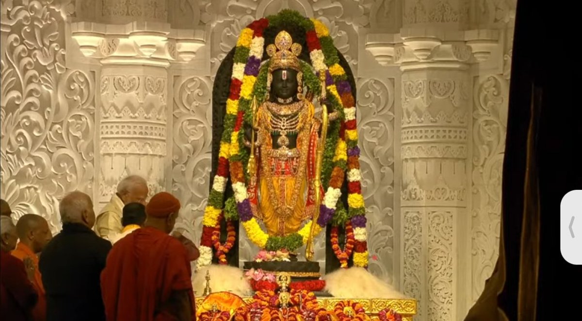 அயோத்தியில் ஸ்ரீராமர் அருட்கண்கள் திறந்து வைக்கப்பட்டு பிராண பிரதிஷ்டை பாரதப்பிரதமர் ஸ்ரீமான்.<a href="/narendramodi/">Narendra Modi</a> அவர்களால் செய்து வைக்கப்பட்ட போது என் கண்கள் கலங்கி ஆனந்த கண்ணீரோடு அழகையே வெளிப்பட்ட நெகிழ்வான தருணம்.

என் மோதி வாழும் இக்காலத்தில் நானும் வாழ்ந்தேன் என்று சொல்வதில்