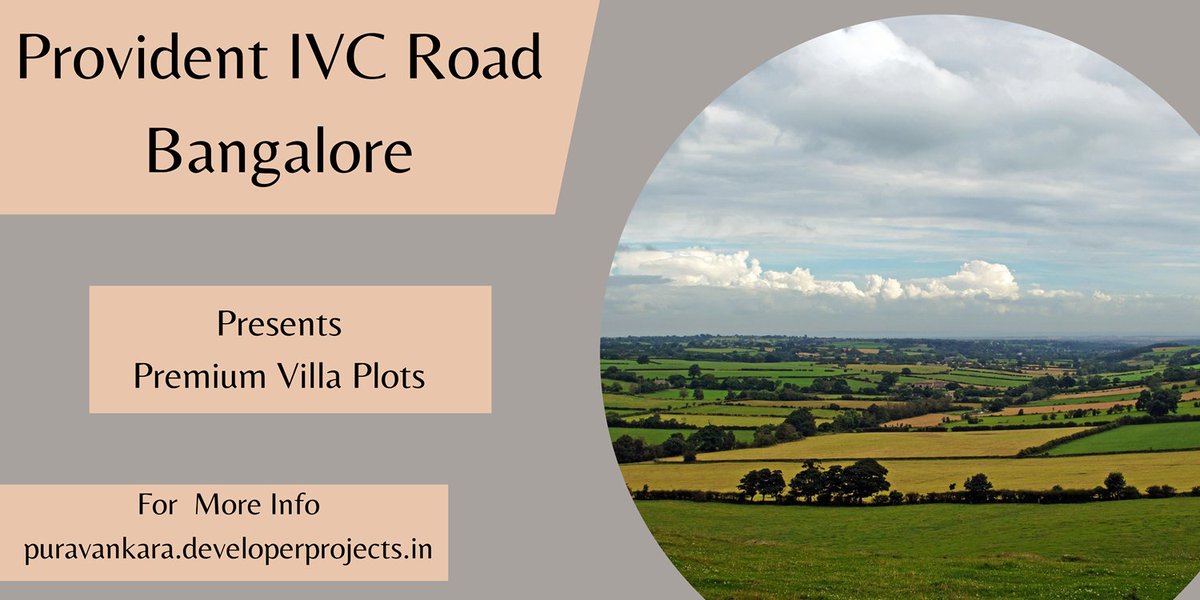 creating_life01's tweet image. Provident IVC Road a symphony of grandeur and elegance iconic landmark in Bangalore by Provident Housing. The project is offering Plots &amp;amp; Villas in Bengaluru.
For More Info
Visit: shorturl.at/jkvAN
#ProvidentIVCRoad
#ProvidentIVCRoadBangalore
#ProvidentIVCRoadBengaluru