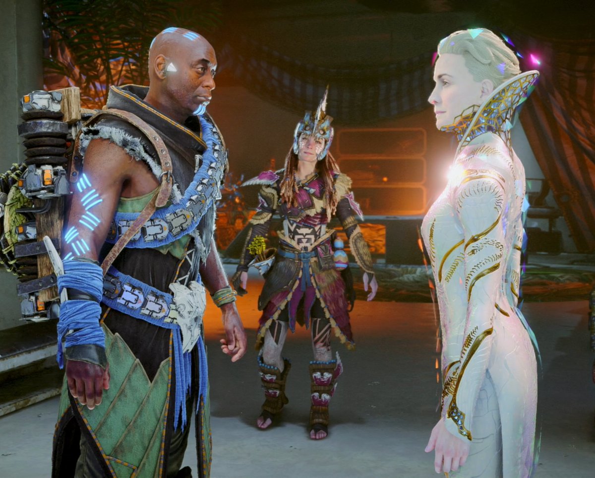 Dwash320's tweet image. In the middle of caring whether NEMISIS takes over the world or not. 😬😂

#HorizonForbiddenWest 
#BeyondTheHorizon 
#CutsceneCapture 
#ThePhotoMode