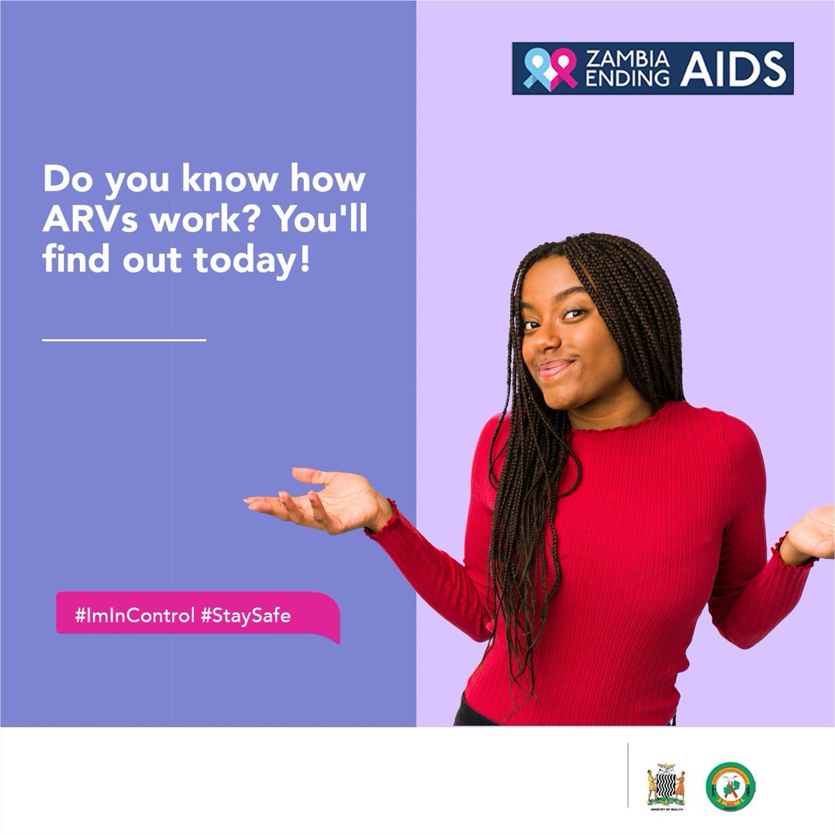 ZmEndingAIDS's tweet photo. Curious about how ARVs work? They target different stages of the HIV lifecycle, inhibiting the virus's ability to replicate. ARVs prevent HIV from entering healthy immune cells, and multiplying itself. This is why consistency is key! 

#ImInControl #HIVManagement #StaySafe https://t.co/Wyu0tF4Wcp