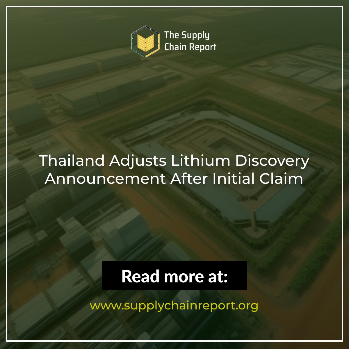 Thailand Adjusts Lithium Discovery Announcement After Initial Claim
Read more here: supplychainreport.org/thailand-adjus…
#TheSupplyChainReport #thailand #lithiumdiscovery
